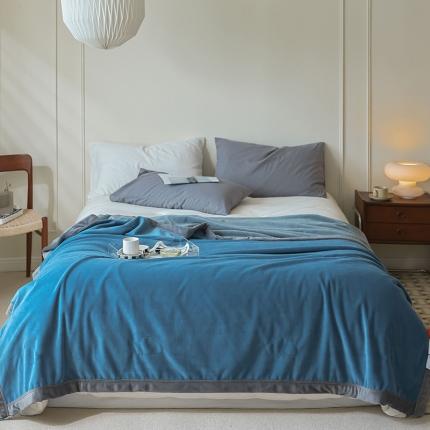 91家纺网 家纺一手货源 找家纺 2022新款加厚双层双面牛奶绒毛毯珊瑚绒毯盖毯法兰绒毯子1