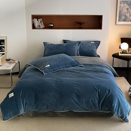 91家纺网 家纺一手货源 找家纺 加厚保暖冬季四件套单件床单被套床笠珊瑚绒牛奶绒冬被法兰绒1