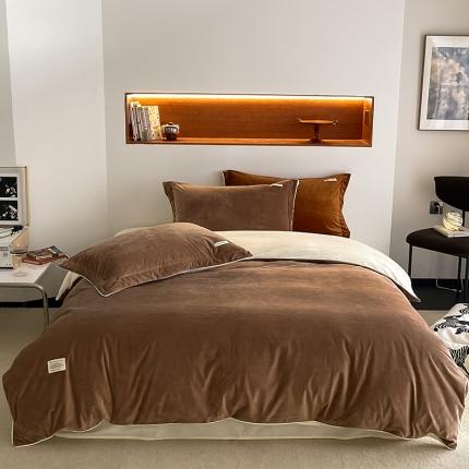 91家纺网 家纺一手货源 找家纺 加厚保暖冬季四件套单件床单被套床笠珊瑚绒牛奶绒冬被法兰绒1