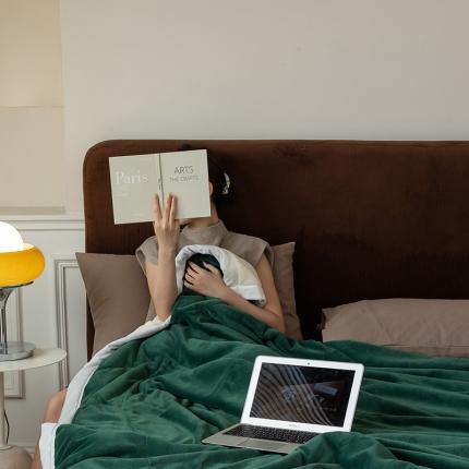 91家纺网 家纺一手货源 找家纺 2022新款加厚双层双面牛奶绒毛毯珊瑚绒毯盖毯法兰绒毯子1