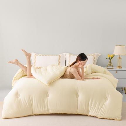 91家纺网 家纺一手货源 找家纺 （总）帕芬鸟 2025新款A类针织棉玉米暖暖被冬被被子被芯