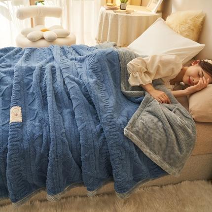 （总）21度C 2023新款塔复绒+贝贝绒双层复合毯