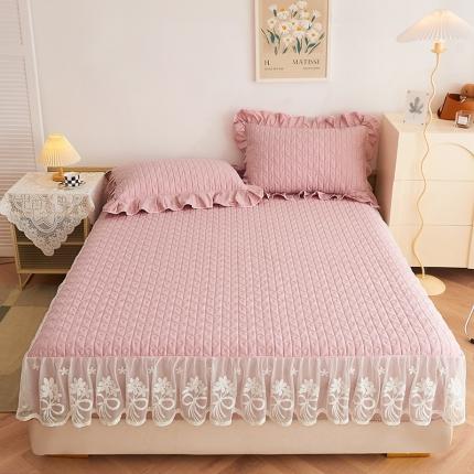 91家纺网 家纺一手货源 找家纺 （总）宜凡 2023新款四季款夹棉小清新床笠三件套