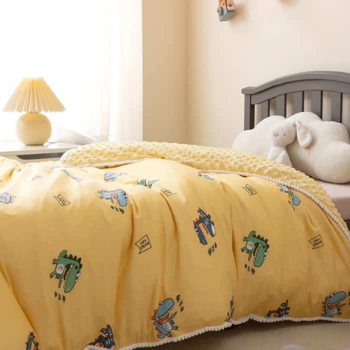 91家纺网 家纺一手货源 找家纺 （总）喜多兔 2022新款小可爱豆豆被