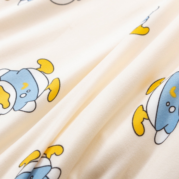 91家纺网 家纺一手货源 找家纺 喜多兔 2022新款小可爱豆豆被 加油鸭黄色