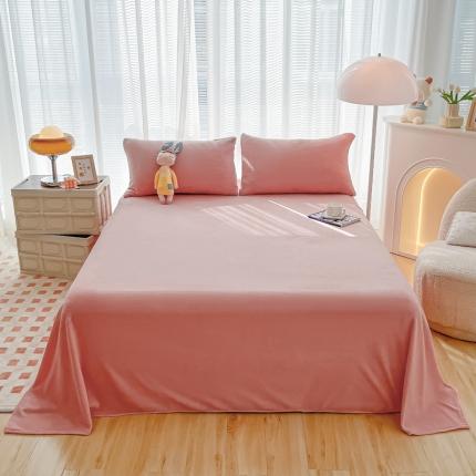 91家纺网 家纺一手货源 找家纺 （总）雨帆家纺 2022新款牛奶绒单品床单系列