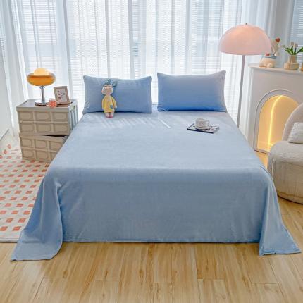 91家纺网 家纺一手货源 找家纺 （总）雨帆家纺 2022新款牛奶绒单品床单系列