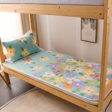 纽上 2023新款软床垫全棉床护垫席梦思保护垫床盖床单 梦幻花园