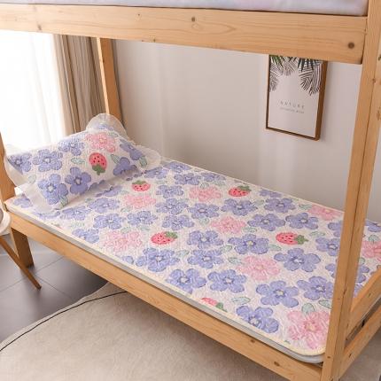 纽上 2023新款软床垫全棉床护垫席梦思保护垫床盖床单 花园里兰