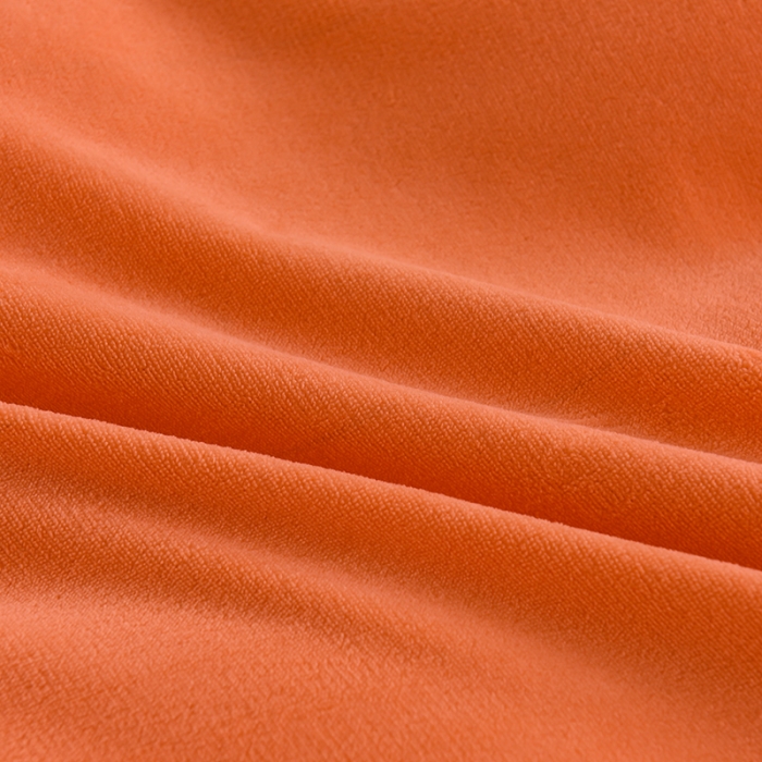 91家纺网 家纺一手货源 找家纺 绒世界 2024新款牛奶绒香斐系列四件套 爱马橙