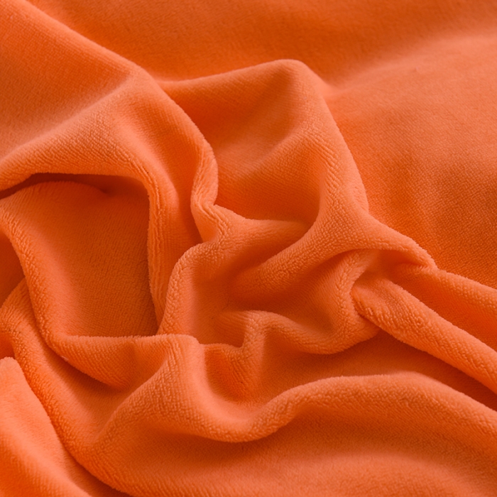 91家纺网 家纺一手货源 找家纺 绒世界 2024新款牛奶绒香斐系列四件套 爱马橙