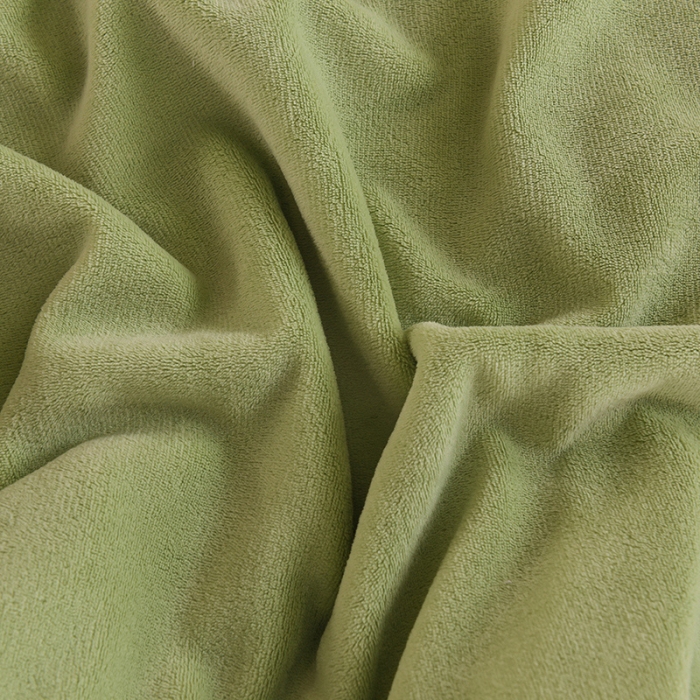 91家纺网 家纺一手货源 找家纺 绒世界 2024新款牛奶绒香斐系列四件套 抹茶绿