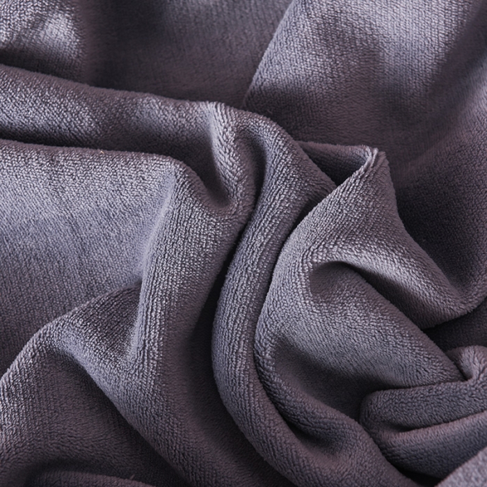 91家纺网 家纺一手货源 找家纺 绒世界 2024新款牛奶绒香斐系列四件套 气质灰