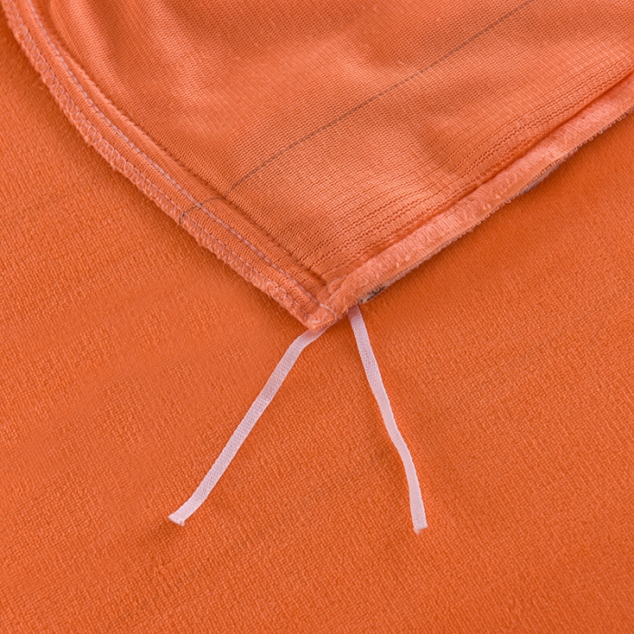 91家纺网 家纺一手货源 找家纺 绒世界 2024新款牛奶绒香斐系列四件套 爱马橙