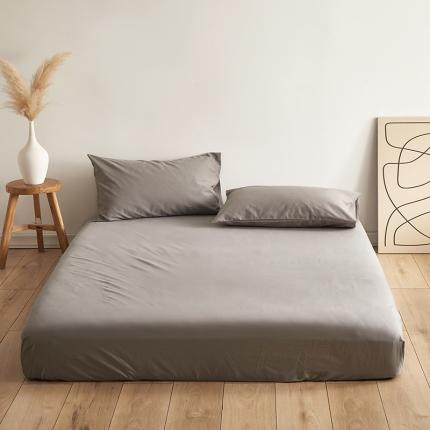 91家纺网 家纺一手货源 找家纺 总）寝柔 2022秋冬新品纯色32*21纯色全棉磨毛单品床笠