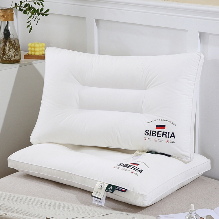 91家纺网 家纺一手货源 找家纺 天意美枕芯 2022新款全棉A类枕头枕芯 全棉分区款