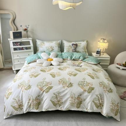 91家纺网 家纺一手货源 找家纺 （总）宏源 2022新款芦荟棉亲肤印花四件套10月新花型