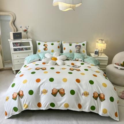 （总）宏源 2022新款芦荟棉亲肤印花四件套10月新花型