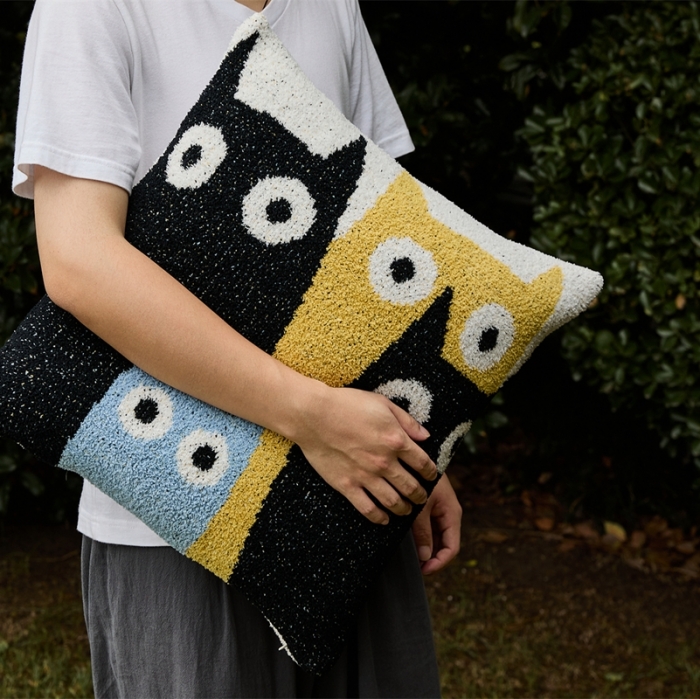 91家纺网 家纺一手货源 找家纺 暖绵绵 新款半边绒毛毯-弯月猫系列 弯月猫-猫咪兄弟