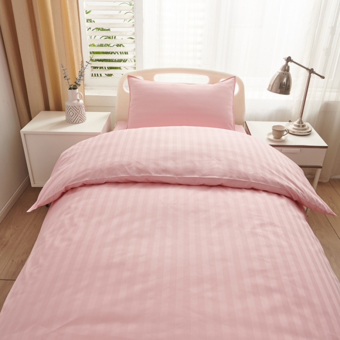 91家纺网 家纺一手货源 找家纺 （总）啊雅 2025耐氯漂涤棉医护床上用品医院三件套