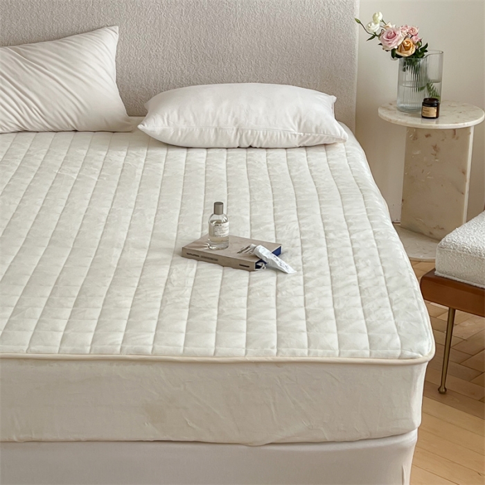 91家纺网 家纺一手货源 找家纺 (总) 三味舒屋 2024新款230g牛奶绒夹棉床笠