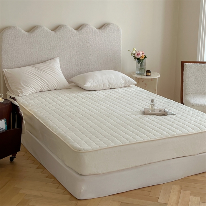 91家纺网 家纺一手货源 找家纺 (总) 三味舒屋 2024新款230g牛奶绒夹棉床笠