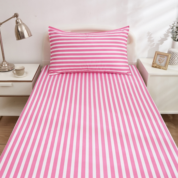 91家纺网 家纺一手货源 找家纺 啊雅 2025耐氯漂涤棉医护床上用品医院三件套 美容粉条