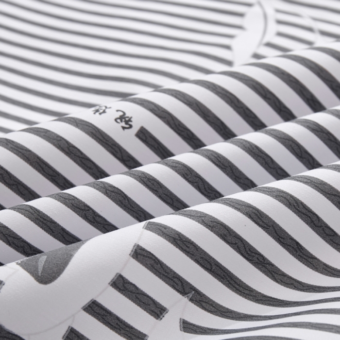 91家纺网 家纺一手货源 找家纺 啊雅 2025耐氯漂涤棉医护床上用品医院三件套 诊所黑条