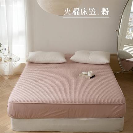 91家纺网 家纺一手货源 找家纺 (总) 三味舒屋 2024新款全棉夹棉条纹床笠