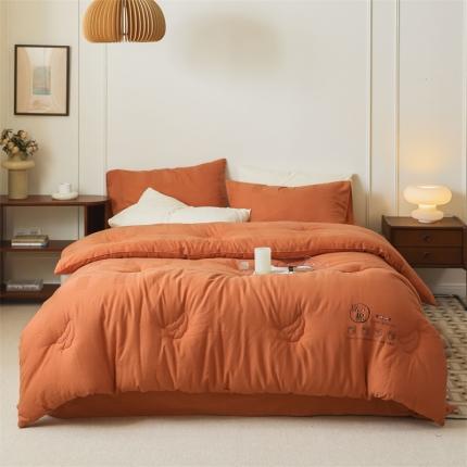 91家纺网 家纺一手货源 找家纺 （总）北欧良品 A类55%原棉提花大豆被全棉大豆被