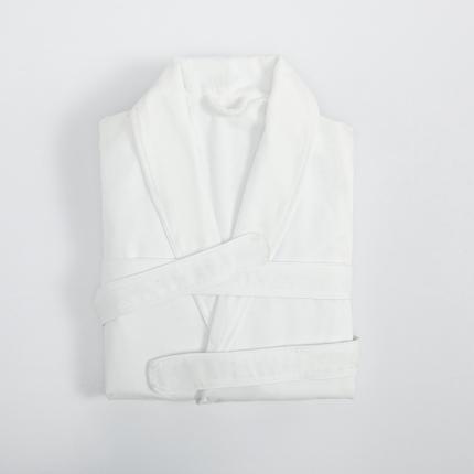 91家纺网 家纺一手货源 找家纺 安力森/诚臻酒店用品 25新款多色双层浴袍 白色 