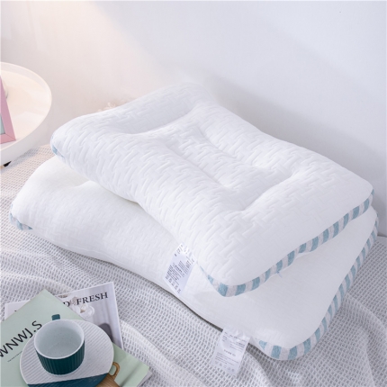 91家纺网 家纺一手货源 找家纺 轻奢超柔针织SPA透气护颈保健枕芯（三色可选）安睡美容枕头