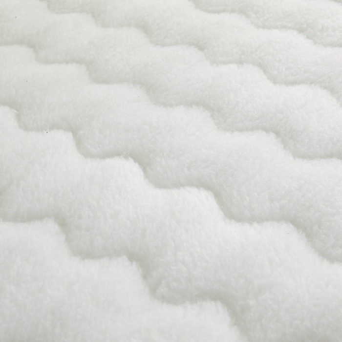 91家纺网 家纺一手货源 找家纺 优莱床垫 羊羔绒乳胶床垫 乳胶暖绒仿羊毛白色（6cm）