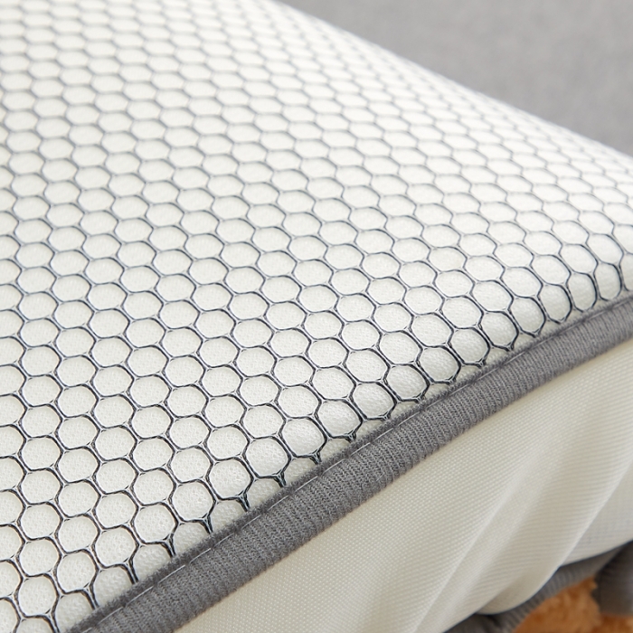 91家纺网 家纺一手货源 找家纺 优莱床垫 羊羔绒乳胶床垫 乳胶羊羔绒蝴蝶驼色（6cm）