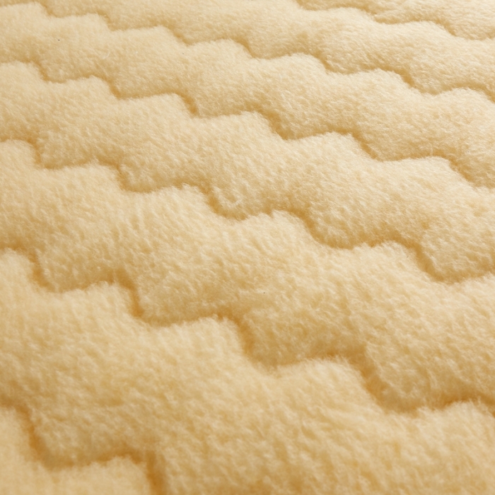 91家纺网 家纺一手货源 找家纺 优莱床垫2022羊羔绒乳胶床垫乳胶暖绒仿羊毛驼色（10cm）