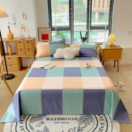 91家纺网 家纺一手货源 找家纺 （总）芃成 2022新款全棉磨毛单床单