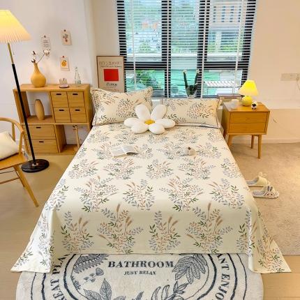 91家纺网 家纺一手货源 找家纺 （总）芃成 2022新款全棉磨毛单床单