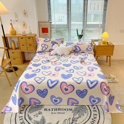 91家纺网 家纺一手货源 找家纺 （总）芃成 2022新款全棉磨毛单床单