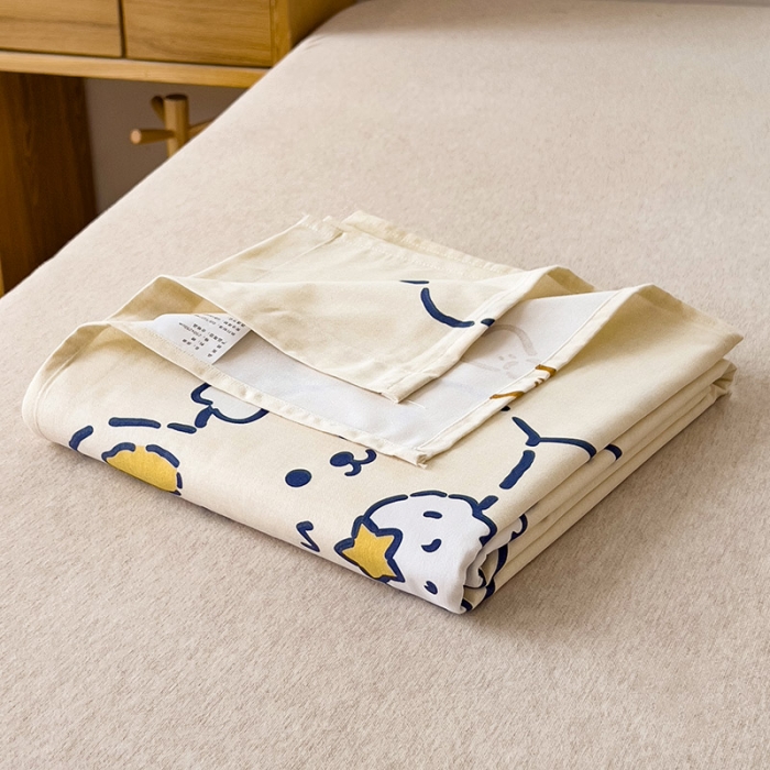 91家纺网 家纺一手货源 找家纺 芃成 2022新款全棉磨毛单床单 乖乖兔