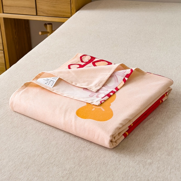 91家纺网 家纺一手货源 找家纺 芃成 2022新款全棉磨毛单床单 红双喜