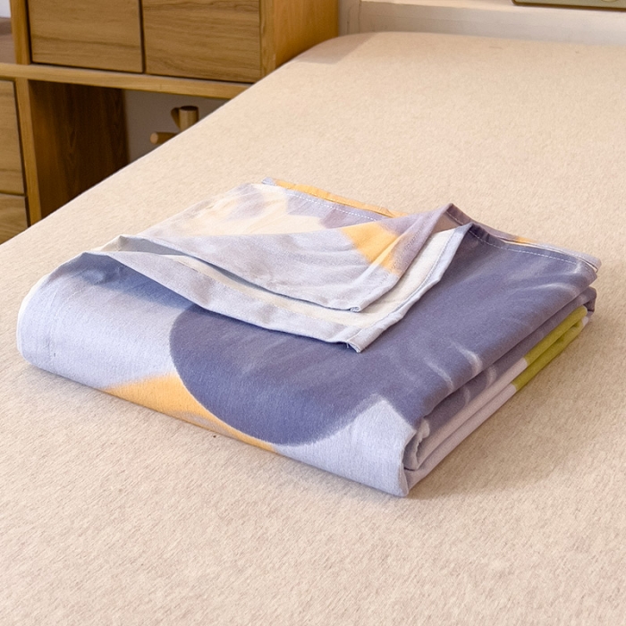 91家纺网 家纺一手货源 找家纺 芃成 2022新款全棉磨毛单床单 花花物语