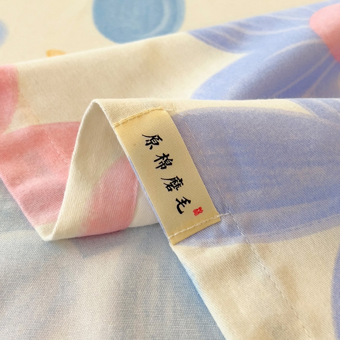 91家纺网 家纺一手货源 找家纺 芃成 2022新款全棉磨毛单床单 花季