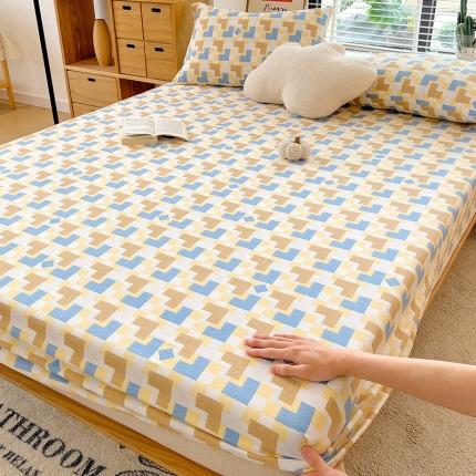 91家纺网 家纺一手货源 找家纺 （总）芃成 2022新款全棉磨毛单床笠