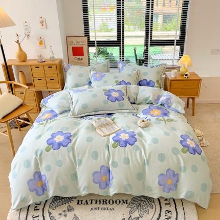 91家纺网 家纺一手货源 找家纺 （总）芃成 2022新款全棉磨毛四件套