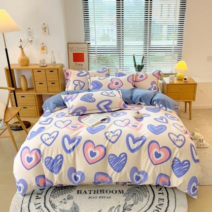 91家纺网 家纺一手货源 找家纺 （总）芃成 2022新款全棉磨毛四件套