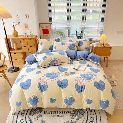 （总）芃成 2022新款全棉磨毛四件套