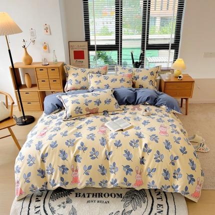 芃成 2022新款全棉磨毛四件套 快乐时光