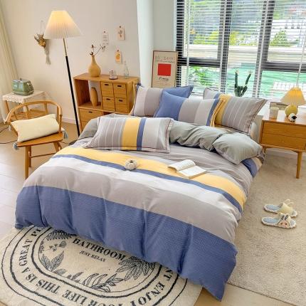 91家纺网 家纺一手货源 找家纺 芃成 2022新款全棉磨毛被套 完美情调