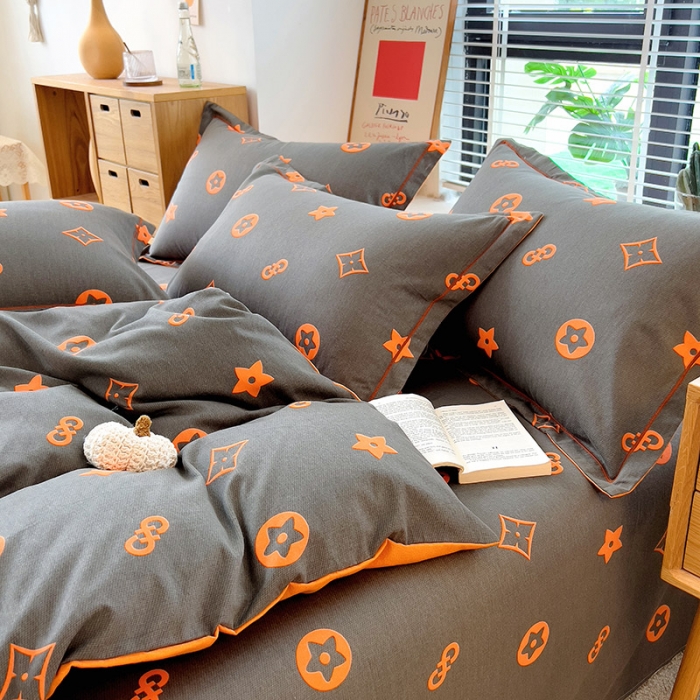 91家纺网 家纺一手货源 找家纺 芃成 2022新款全棉磨毛被套 布莱迪