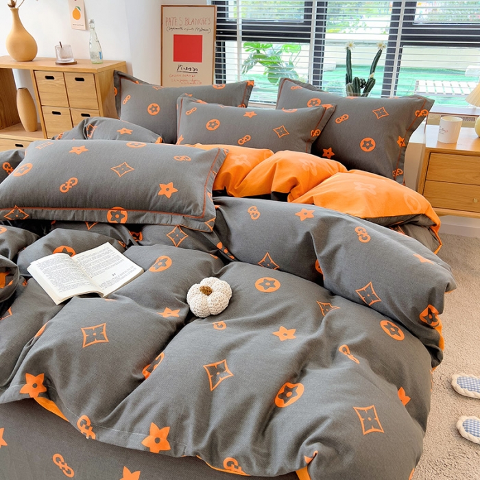 91家纺网 家纺一手货源 找家纺 芃成 2022新款全棉磨毛被套 布莱迪